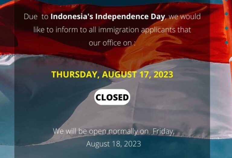 17.08 в стране будет отмечаться День Независимости Индонезии!